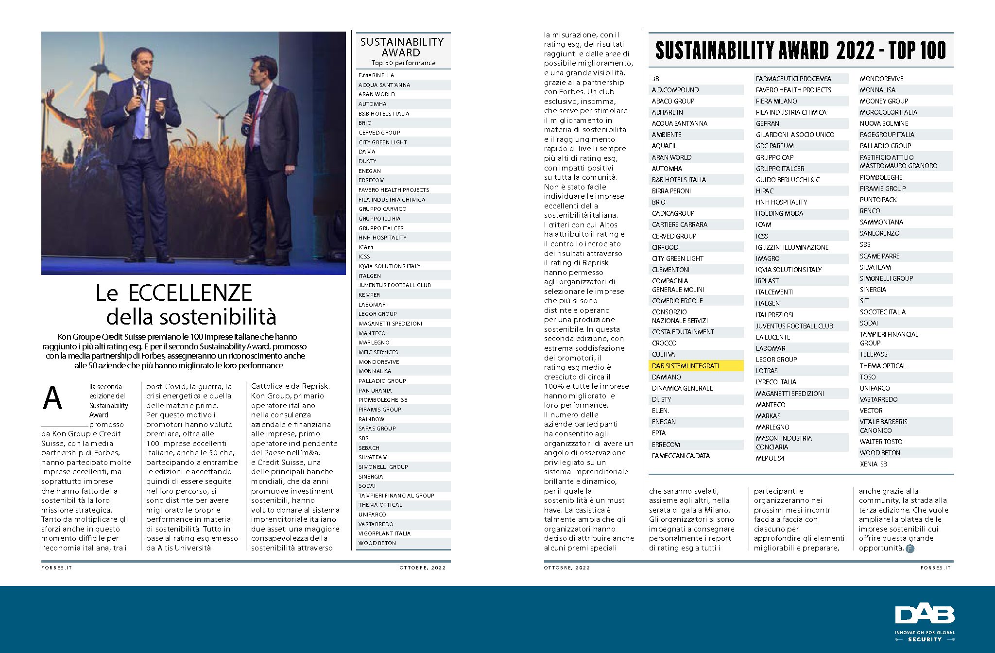Forbes ottobre 2022
